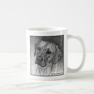 Mug Ridgeback Dog Art par Glenda S. Harlan
