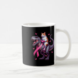 Mug Riding Chat T Rex Dinosaur. Sensibilisation au can