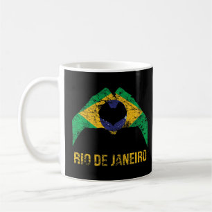 Mug Rio De Janeiro Ville brésilienne Amour Vintage Bré