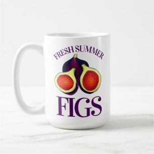 Mug Ripe Figes d'été fraîches Fig Tree Cuisine aliment