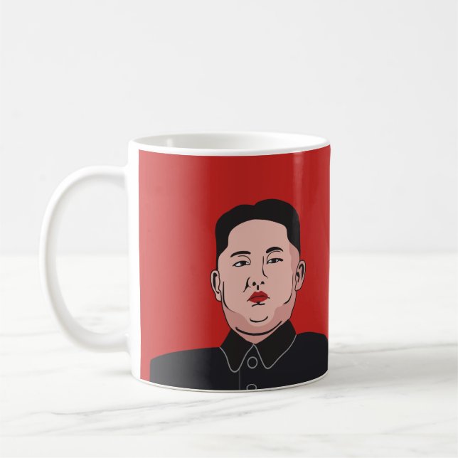 Mug Rire et le Jong-ONU sérieux de Kim - deux images (Gauche)