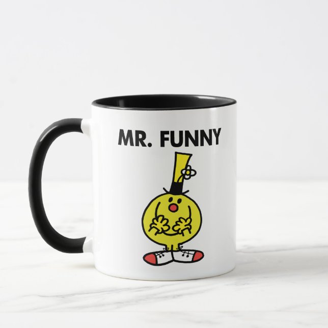 Mug Rire M. Funny Avec Fleur (Gauche)