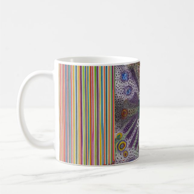 Mug “Rise and Shine – Abstract Rainbow Power Mug” (Gauche)
