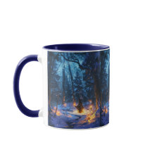 Rituel de la forêt d'hiver