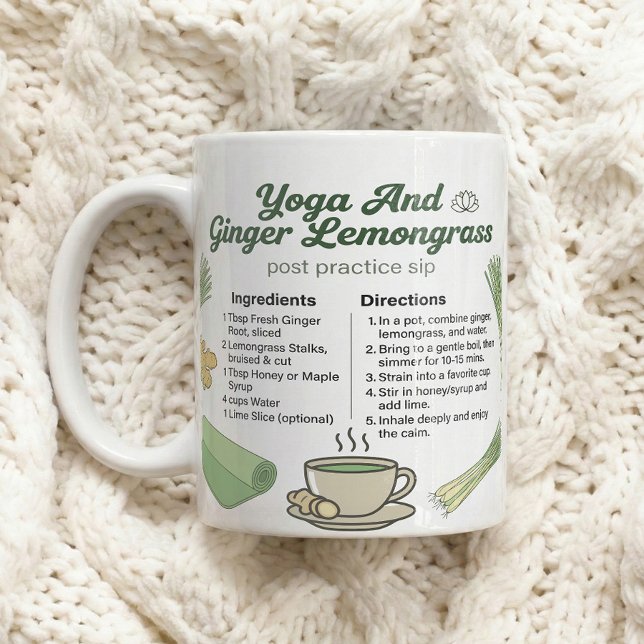 Mug Rituel de thé gingembre citronnelle mindful (Créateur téléchargé)