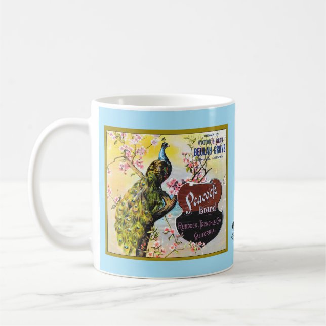 Mug - Riverside CA - Fruit Crate Labels (Left)