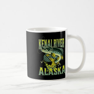 Mug Rivière Kenai Alaska Vacances de Pêche Amateur de