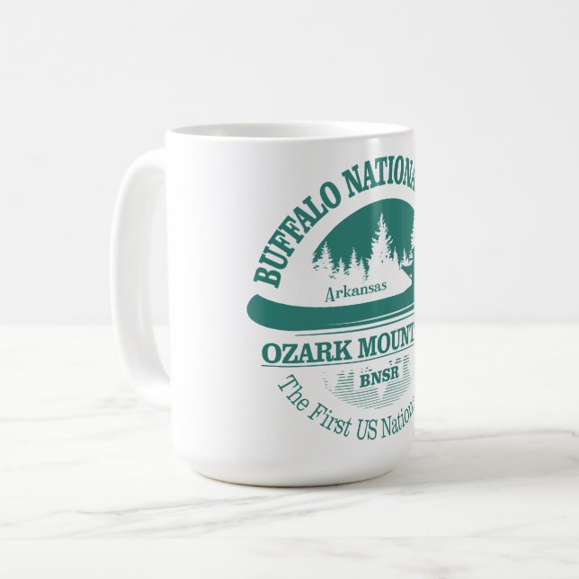 Mug Rivière nationale de Buffalo (canot) (Devant gauche)