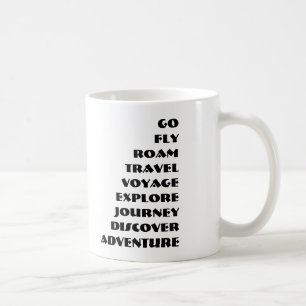 MUG ROAM, VOYAGE, VOYAGE, EXPLORER, VOYAGE, DÉCOUVRIR