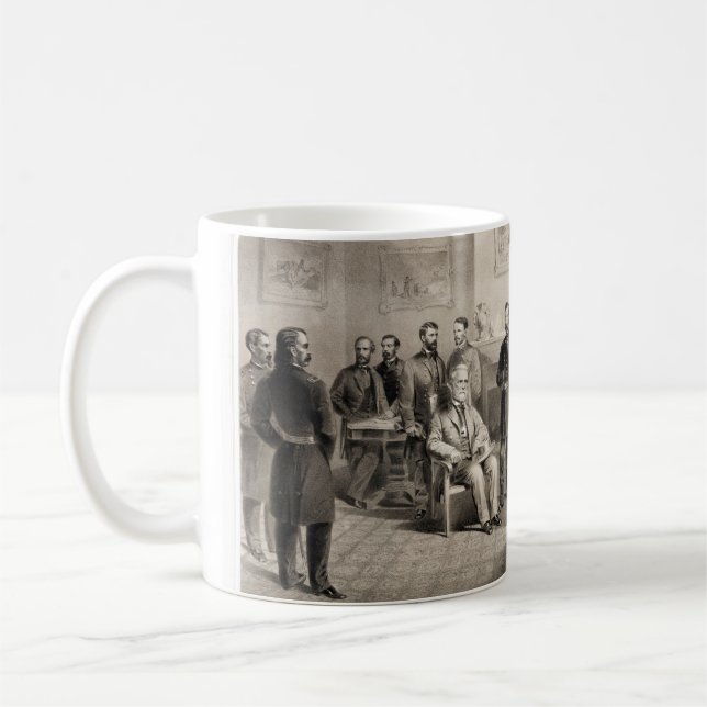 Mug Robert E. Lee Surrenders à Ulysse S. Grant (Gauche)