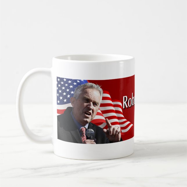 Mug Robert F Kennedy Jr pour le président 2024 (Gauche)