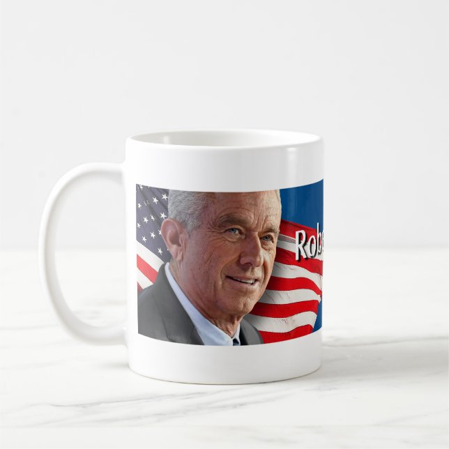 Mug Robert F Kennedy Jr pour le président 2024 (Gauche)