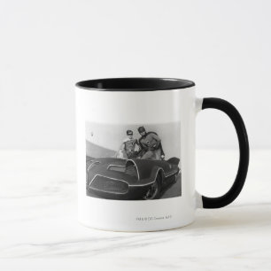 Mug Robin et Batman debout dans Batmobile