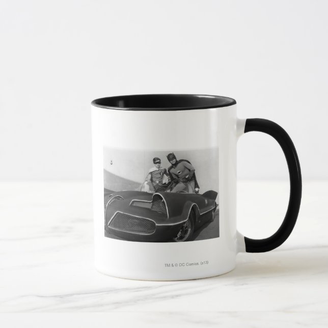 Mug Robin et Batman debout dans Batmobile (Droite)