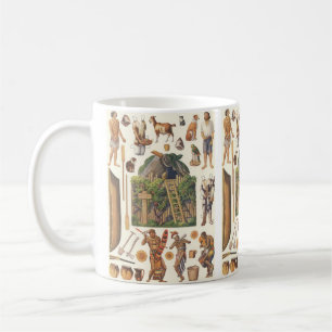 Mug Robinson Crusoe, Jouets Vintages en papier victori