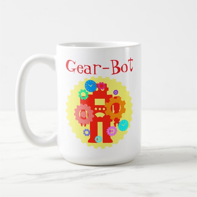Mug Robot d'engrenage (Gauche)
