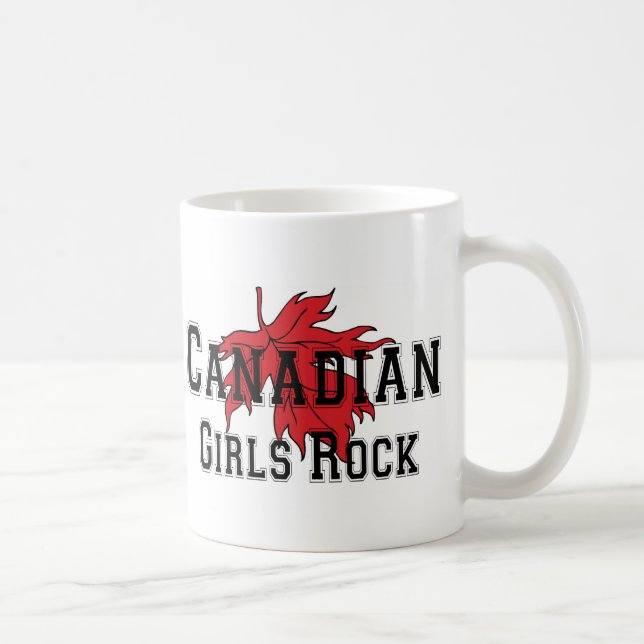 Mug Roche canadienne de filles (Droite)