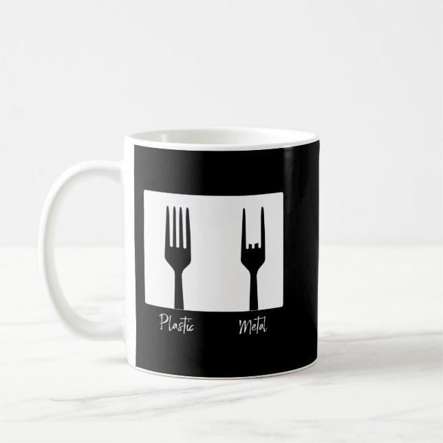 Mug Rock Drôle Sur Heavy Metal Band Punk Music Pullove (Gauche)