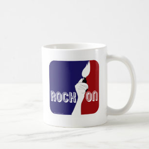 Mug Rock On Music Sports Bold Fun Logo Design