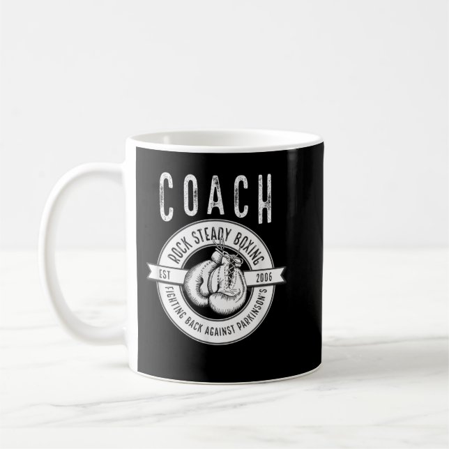 Mug Rock Steady Boxing Coach Combattre Parkinson's 253 (Gauche)