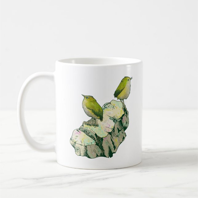 Mug Rock Wen birds Nouvelle-Zélande (Gauche)