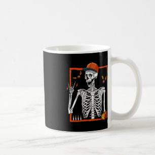 Mug Rocker Skeleton Rocher Main Rock Sur Costume Drôle