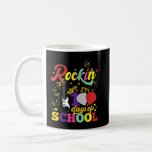 Mug Rockin' 100 Days of School Guitar Student Music Te