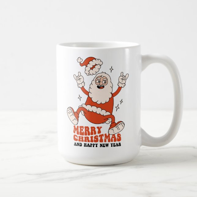 Mug Rockin' Santa Claus - Un Noël joyeux et bruyant (Droite)