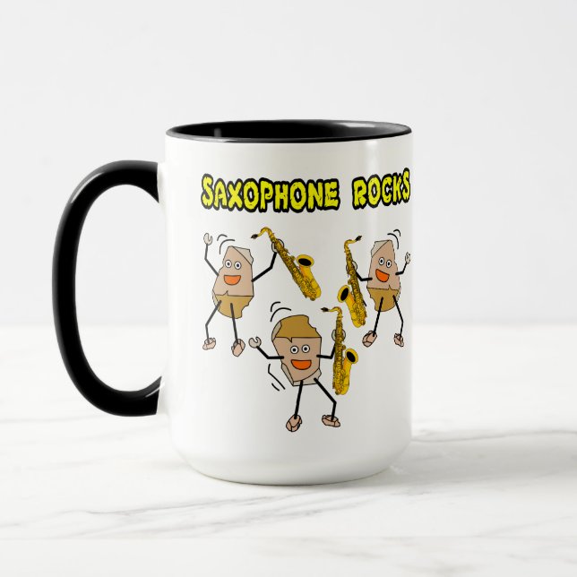 Mug Rocks saxophones (Gauche)