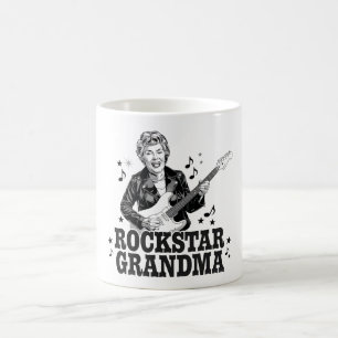 Mug Rockstar Grandma - Design musical amusant et rétro