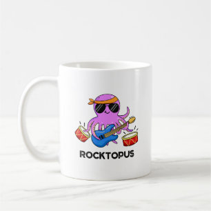 Mug Rocktopus Funny Rock Band Pun de pieuvre