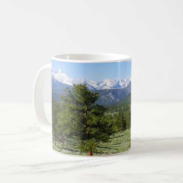 Mug Rocky Mountain View Paysage Pittoresque (Devant gauche)