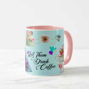 Mug Rococo Marie Antoinette Laissez-Les Boire Du Café
