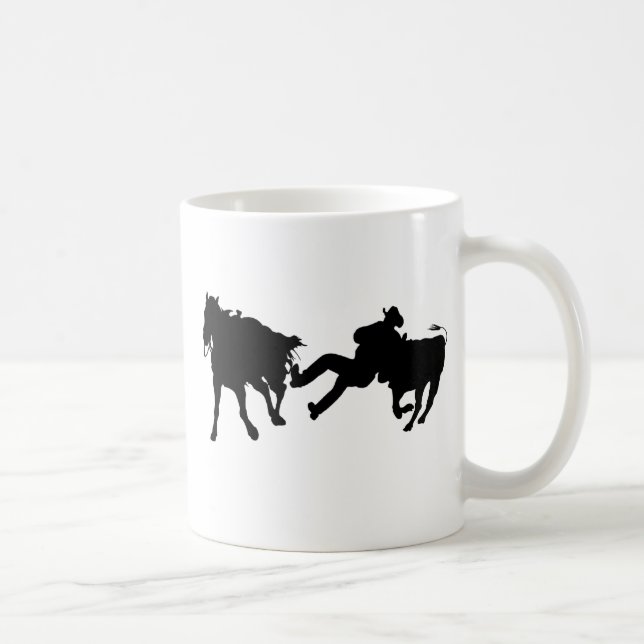 Mug Rodéo - boeuf Rasslin - boeuf luttant (Droite)