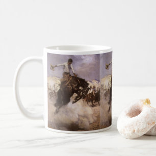 Mug Rodeo Cowboy vintage, Breezy Riding par WHD Koerne