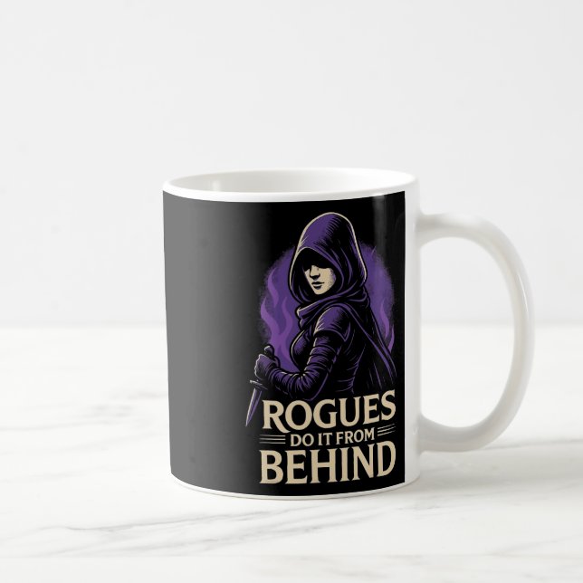 Mug Rogues Do It From Behind Funny Rpg Tabletop Gaming (Droite)