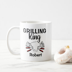 Mug Roi Grillant Personnalisé Drôle