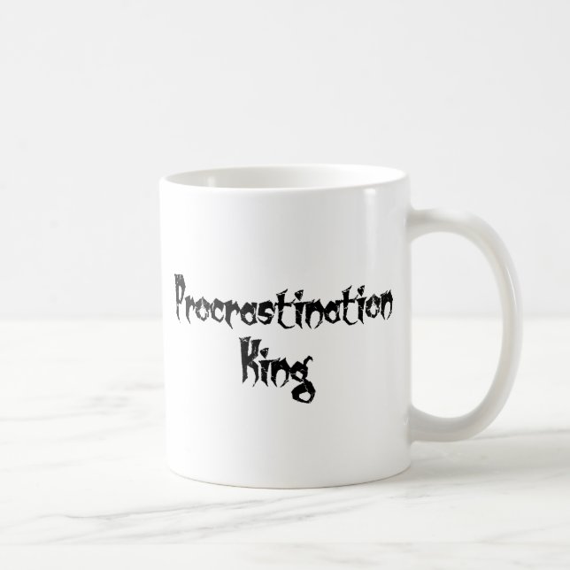 Mug Roi Procrastination (Droite)