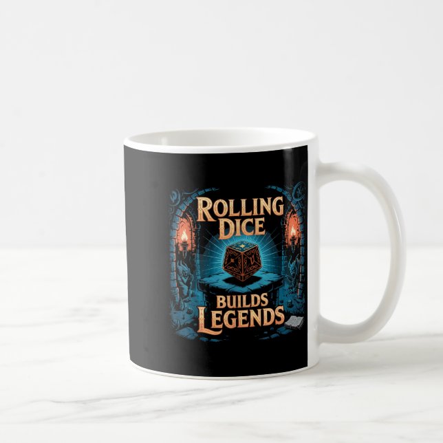 Mug Role Playing Gamer Rpg Master D20 Tabletop Funny R (Droite)