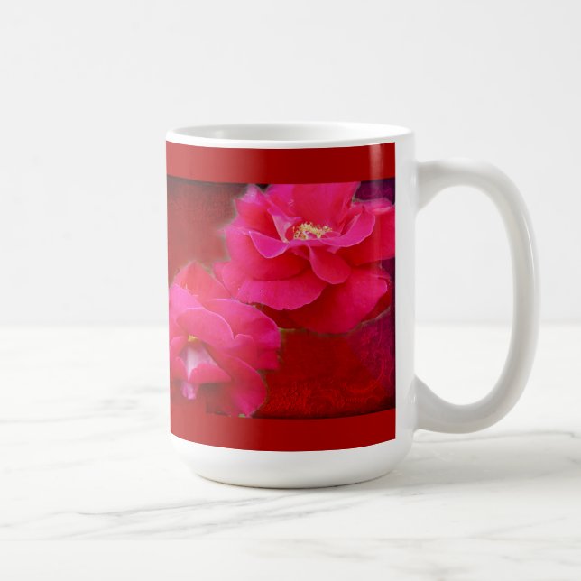 Mug Romance et Roses rouges (Droite)