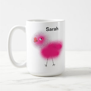 Mug Romantique Personnalisé Chick rose Je t'aime Cade