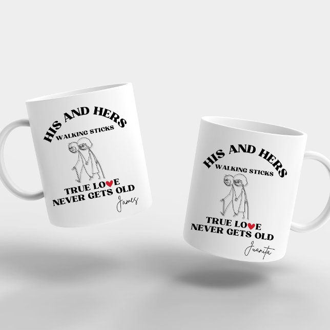 Mug Romantique Son et son vrai amour ne devient jamais (Créateur téléchargé)