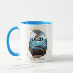 Mug Ron & HARRY POTTER™ en voiture volante vers HOGWAR