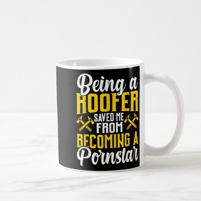 Mug Roofer Funny Roofing Tee For Coworker Novelty  (Droite)