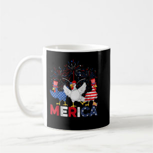 Mug Rooster cool portant des lunettes de soleil Poulet