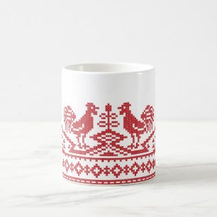 Mug Rooster cross-stitch