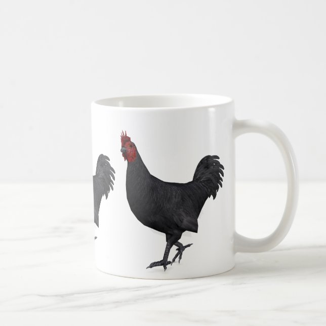 Mug Rooster noir (Droite)