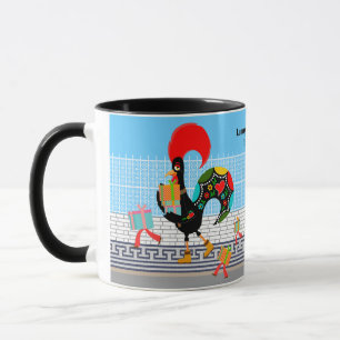 Mug Rooster portugais avec cadeaux 1ère fête d'anniver