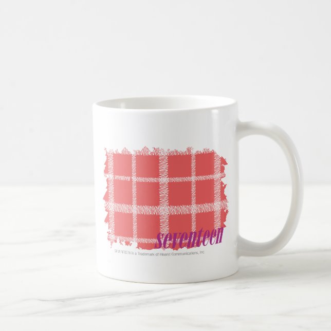 Mug Rose 2 de plaid (Droite)