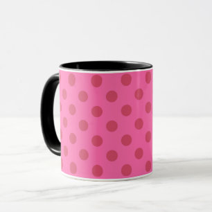 Mug Rose à pois